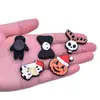 Novos Tamancos de Natal Estilo Halloween Sapato Flor de Plástico Macio Pvc Fivela de Sapato Decoração Removível Acessórios de Sapato DIY