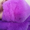 Tela de piel de conejo rex de imitación gruesa, tela de piel cifrada, muñeca de algodón, tela de peluche hecha a mano