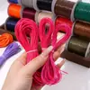 Hilo de Cera Coreano de 0.5-2.5mm Cuerda de Cera Cuerda para Collar Pulsera Cuerda de Imitación de Cuero Cuerda Trenzada Hecha a Mano para DIY Accesorios