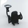 Fornecimento direto da fábrica suporte de mangueira multiângulo suporte de celular para carro tipo ventosa no para-brisa console central