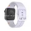 Adecuado para Relojes Apple iWatch, Correa de Silicona con Patrón de Olas para Applewatch, Mismo Modelo Oficial, Venta al por Mayor de Fábrica
