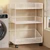 Estante de almacenamiento junto a la lavadora, estante de almacenamiento multifuncional con drenaje para el baño, estante de almacenamiento multicapa móvil para el inodoro
