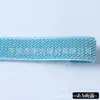 Venta al por mayor de fábrica En stock Banda elástica con patrón ondulado de 1,5-2,5 cm para correas de reloj, bolsos, zapatos, sombreros y ropa