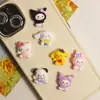 Accesorios de Resina Sanrio de Cuerpo Completo Dibujos Animados Melody Horquilla DIY Adorno para el Cabello Carcasa de Teléfono Móvil Material de Accesorios de Pegamento Cremoso