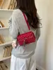 Bolso Pequeño Cuadrado de Moda para Verano 2026 Nuevo Versátil Bolso de Hombro Cruzado para Mujer Bolso de Mano de Lunares de Nicho