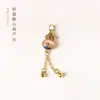 Accesorios de Borlas Chapados en Oro Colgante de Flor de Perla Cadena Colgante Pulsera de Perlas Cadena de Extensión de Doble Anillo Joyería Accesorios Pequeños