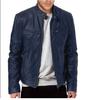 Jaqueta de couro masculina de comércio exterior da Amazon Novo desejo Explosões PU Jaqueta Gola Slim Fit Jaqueta de couro com zíper
