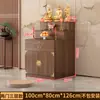 Mesa de Altar de Madera Maciza para Uso Doméstico con Portaincienso, de Doble o Triple Nivel, con Cajón y Tablero Deslizante para Estatuas de Guanyin y Dios de la Riqueza