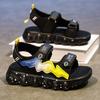 Sandalias para niños 2023, nuevas, de verano, grandes, de suela suave, antideslizantes, para playa, de moda, al por mayor