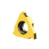 Tgf32R Hoja de Ranura Poco Profunda Inserto Triangular Insertable Hoja de Ranura de Resorte Herramienta de Torneado de Acero Inoxidable para Ranurado de Cara Final CNC
