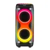 Partybox 1000 Altavoz de Fiesta Doble de 12 pulgadas Alta Potencia 1000W Altavoz Bluetooth con Doble Micrófono Inalámbrico