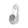 Suporte de Cabide de Roupas de Aço Inoxidável para Guarda-Roupa, Barra de Roupas de Tubo Plano, Barra para Pendurar Roupas, Suporte Fixo de Tubo de Ferro, Flange para Varão de Cortina e Toalha
