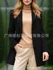 En Stock Otoño e Invierno 2025 Popular Abrigo Grueso de Lana para Mujer de Longitud Media Calidad Amazon Equipo Transfronterizo