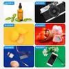 Estudio Fotográfico Mini Plegable Portátil Mesa Pequeña de Disparo Caja de Luz Softbox Luz de Relleno Productos de Joyería Fondo Blanco de 23cm