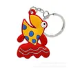 Animal Perro Gato Llavero de PVC Anillo de Llavero Cadena de Llaves Colgante Anillo de Llavero Llave de Coche