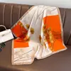 70 Bufandas de Seda con un Toque de Lujo, Moda Coreana Versátil Profesional Bufandas Pequeñas de Seda Imitación, Bufandas de Seda Estampadas Retro para Mujeres