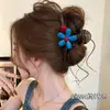 Pinza para el Cabello con Forma de Flor para Mujer, Elegante Pinza de Tiburón para la Parte Posterior de la Cabeza, Nuevo Modelo 2026, Accesorio de Cabello de Gama Alta