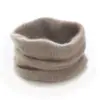 Cachecol 100% caxemira, unissex, para uso externo, malha vazada, aquecedor de pescoço quente, protetor de pescoço, gola removível, cobertura de pescoço quente