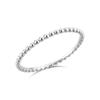 Anillo simple de plata esterlina S925 con piedra completa y media piedra, apilado para usar como anillo de banquete, anillo de bodas para celebrantes de Internet, joyería clásica europea y americana.