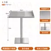 Mesas y sillas de restaurante estilo sudeste asiático transfronterizas, mesas de comedor de acero inoxidable estilo Hong Kong y estilo tailandés, sillas plegables, mesas de barbacoa para puestos de comida