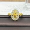 Anillo Elegante Vintage Retro Apilado con Circonita Microincrustada para Mujer, Anillo de Mariposa de Lujo Ligero de Nicho