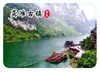 Imán de Refrigerador de Vidrio Escénico del Pueblo Antiguo de Gongtan, Paisaje Panorámico del Pueblo Antiguo del Cañón Wujiang, Souvenir Cultural y Creativo, Regalo Magnético