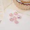 Cuentas Sueltas de Perlas de Imitación Rosa Claro, Cuentas Iridescentes de Forma Irregular con Agujero Pasante para Pulseras, Collares y Accesorios de Joyería Hechos a Mano