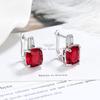 Pendientes de diamantes de circonita transfronterizos de Europa y Estados Unidos, pendientes de circonita de tendencia principal de gran tamaño, fabricantes de joyas al por mayor