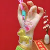 Colgante Año del Caballo, Oro Puro 999, Llavero de Riqueza Instantánea, Colgante para Bolso, Buena Suerte, Cadena para Teléfono de Caballo Pequeño, Regalo Empresarial