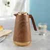 Termo Estilo Europeo Olla Térmica Hogareña Hervidor de Agua Aislado Botella de Agua Tibia Botella de Agua Caliente Botella de Agua Caliente de Gran Capacidad Botella Térmica