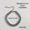 Tobilleras Europeas y Americanas Transfronterizas Simples Harajuku de Acero de Titanio Estilo Frío Hip-Hop No Se Desvanecen Accesorios para Pies de Pareja Accesorios de Moda para Hombre