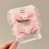 Pinza para el Pelo con Lazo de Orejas de Conejo Dulce y Linda para Niños, Niñas, Princesas, Pinza para Flequillo Frontal, Accesorio para el Cabello de Bebé Niña