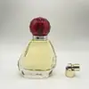 Botella de Perfume de Vidrio de Cristal de 50 ml Hecha a Mano con Pulverizador de Lijado y Pulido Cubierta de Plástico Punto de Regalo