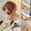 Uma geração de pelúcia postal agarrar hairpin cabelo feminino agarrar temperamento francês grande tubarão clipe sentindo hairpin