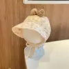 Gorro de Bebé Primavera y Otoño Ala Ancha Cereza Sombrilla para Niñas Sombrero de Palacio Otoño e Invierno Viaje para Bebé Cortavientos Gorro para Dedos del Pie