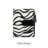 2025 Nueva Cartera para Mujer Pequeña Fresca Multifunción Patrón Cocodrilo Tarjetero Estilo Coreano Portátil Plegable Corta Monedero