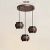 Luminária de Poste Pendente para Mesa de Cabeceira Pedra Buraco Negro Nórdico Pós-moderno Entrada Varanda Quarto Iluminação Estilo Industrial Balcão de Bar de Alto Padrão Restaurante