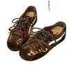 Venta Caliente Zapatos de Entrenamiento Alemanes con Cordones Estilo Retro para Mujer 2026 Otoño Nuevos Zapatos de Carreras de Suela Fina con Plataforma Oculta Zapatos Deportivos Casuales para Mujer