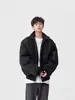 Cardigan Jaqueta Casaco Longo Masculino Outono Inverno Novo Versátil Cor Sólida Estilo Minimalista Casual Vento Americano Ao Ar Livre Tendência