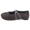 Zapatos de estilo pata de cerdo con punta partida poco profundos 2026 Zapatos Mary Jane para mujer con aumento de altura interior, estilo retro, zapatos planos de ballet, zapatos poco profundos de otoño