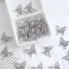 Nuevo Corte Creativo Mariposa Ojo de Gato Aleación Joyería DIY Pendientes Pulsera Collar Colgante Material de Colgante Cuentas