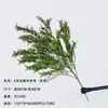 Plantas verdes artificiales en stock, manojos de helecho, hojas de helecho, hierba de helecho para decoración de paredes interiores y diseño de paisajes, césped artificial al por mayor