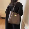 Moda de Invierno 2024 Nuevo Color Sólido Casual Simple para Viajar Gran Capacidad Bolso de Hombro Bolso Cruzado Bolso de Axila