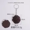 Llavero de Galleta de Comida Simulada Colgante Creativo de Bolsa de Galleta de Chocolate Muñeco Máquina de Juguetes Colgante de Comida Falsa