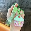 Llavero Creativo Nuevo Estilo Gominola de Frijol Crema Helado Colgante Lindo para Bolsa Llavero de Coche Máquina de Garra Regalo Venta al por Mayor