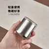 Mini Recipiente de Titanio Puro Portátil para Té, para Viajes al Aire Libre y Camping, Contenedor Sellado para Almacenamiento de Té
