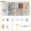 Pacote de Material DIY para Pulseiras de Acessórios de Joias com 10 Compartimentos Transfronteiriço Conjunto Completo de Pulseiras com Várias Contas de Formato Especial
