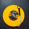Fábrica atacado 20 metros 30 metros 50 metros 100 metros fibra régua disco régua hand-crank fita métrica puxar régua de pano régua fita métrica