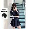 Nuevo Traje de Baño Enterizo para Mujer, Fresco y Elegante, Traje de Baño Conservador de Manga Larga Ajustado, Ropa de Baño de Alta Gama para Tallas Grandes para Mujeres
