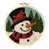 Amazon Transfronterizo Hilo DIY Kit de Bordado de Punto de Cruz Navidad Halloween Punto de Cruz Divertido Bordado Hecho a Mano Regalo